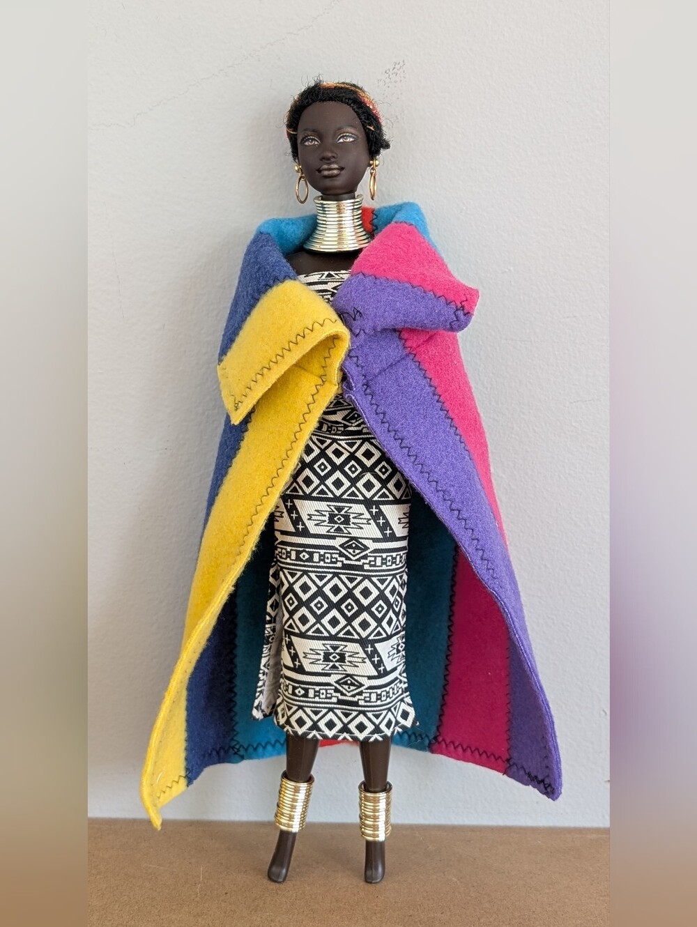 Barbie Princess of South Africa Doll, Dolls of the World Collection Vintage 2002